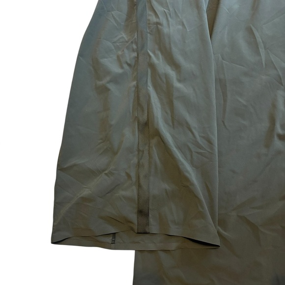 Athleta Olive Green Nolita Wide Leg Trousers Pants Pockets Side Stripe Size 22 - Picture 4 of 7